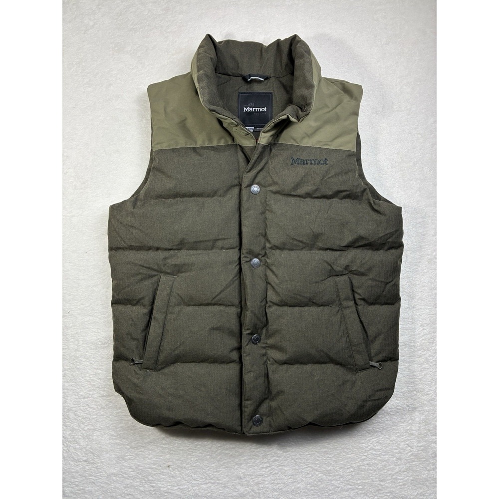 Marmot Fordham 700 Fill Down Puffer Vest Mens Size Small Outdoor Gorpcore